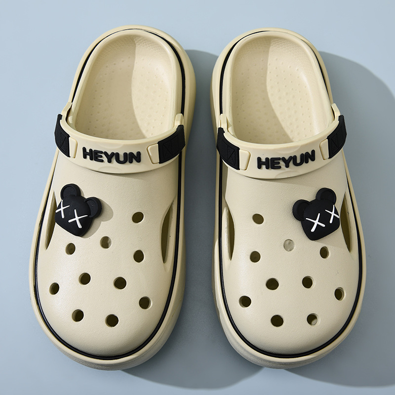 Beihan naiste EVA klotsid, hingavad, libisemiskindlad, suletud varb, 2 cm paksusega tallad, injektsiooniga vormimine