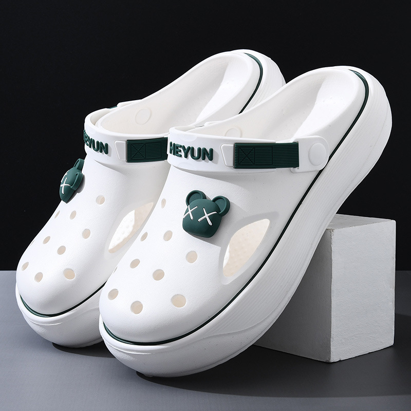 Beihan naiste EVA klotsid, hingavad, libisemiskindlad, suletud varb, 2 cm paksusega tallad, injektsiooniga vormimine