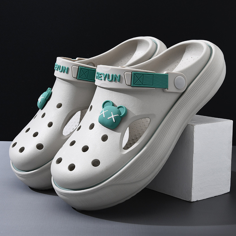 Beihan naiste EVA klotsid, hingavad, libisemiskindlad, suletud varb, 2 cm paksusega tallad, injektsiooniga vormimine