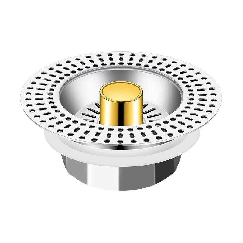 Drenážny zátka pre drez s filtrom proti zápachu — 304 nerezová oceľ, Model A, Jedno balenie, Yu Shu Exploration