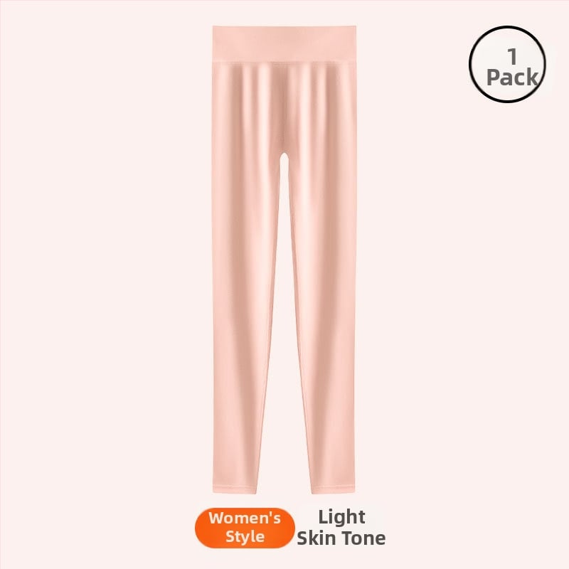 Gyerekeknek pamut alapréteg nadrág ősz-tavasz, 10A antibakteriális, lélegző és meleg, 9/10 hossz, középmagas derekú