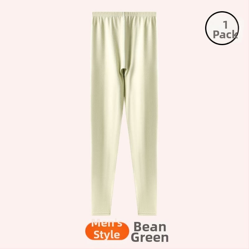 Gyerekeknek pamut alapréteg nadrág ősz-tavasz, 10A antibakteriális, lélegző és meleg, 9/10 hossz, középmagas derekú