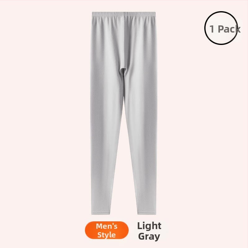 Gyerekeknek pamut alapréteg nadrág ősz-tavasz, 10A antibakteriális, lélegző és meleg, 9/10 hossz, középmagas derekú