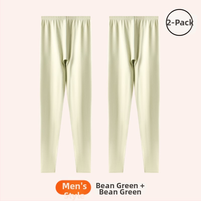 Gyerekeknek pamut alapréteg nadrág ősz-tavasz, 10A antibakteriális, lélegző és meleg, 9/10 hossz, középmagas derekú