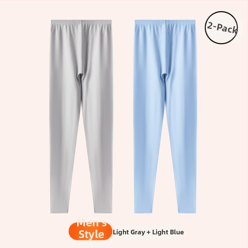 Gyerekeknek pamut alapréteg nadrág ősz-tavasz, 10A antibakteriális, lélegző és meleg, 9/10 hossz, középmagas derekú