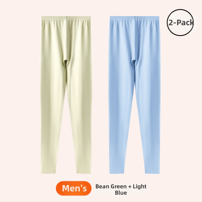 Gyerekeknek pamut alapréteg nadrág ősz-tavasz, 10A antibakteriális, lélegző és meleg, 9/10 hossz, középmagas derekú