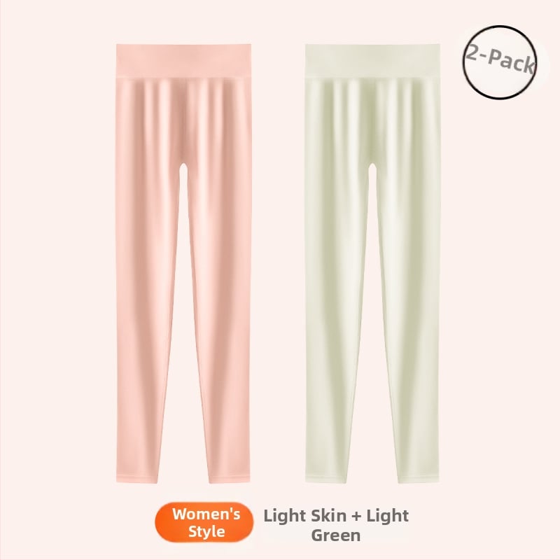 Gyerekeknek pamut alapréteg nadrág ősz-tavasz, 10A antibakteriális, lélegző és meleg, 9/10 hossz, középmagas derekú