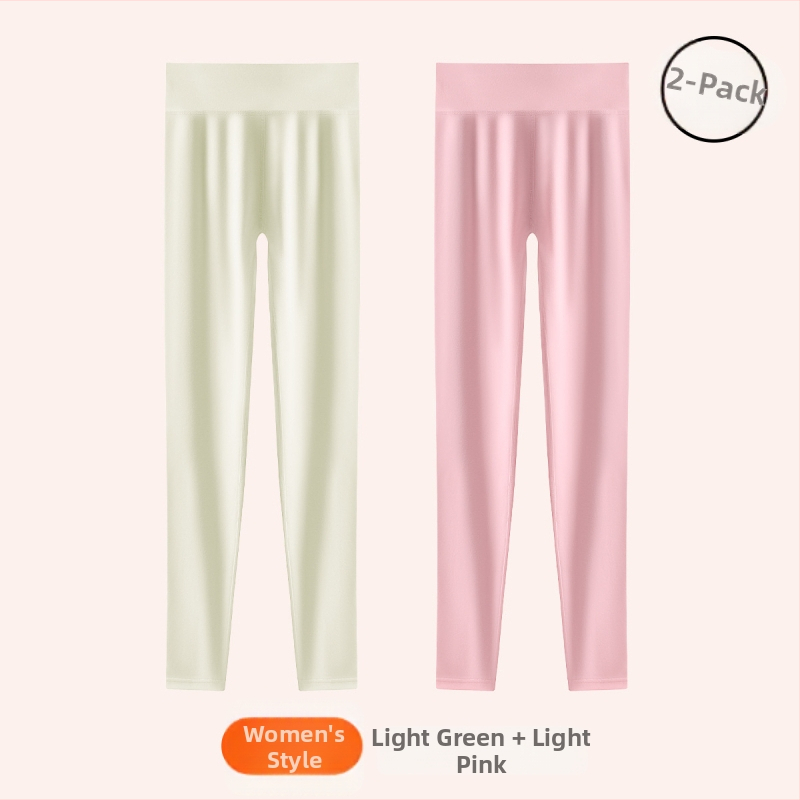 Gyerekeknek pamut alapréteg nadrág ősz-tavasz, 10A antibakteriális, lélegző és meleg, 9/10 hossz, középmagas derekú