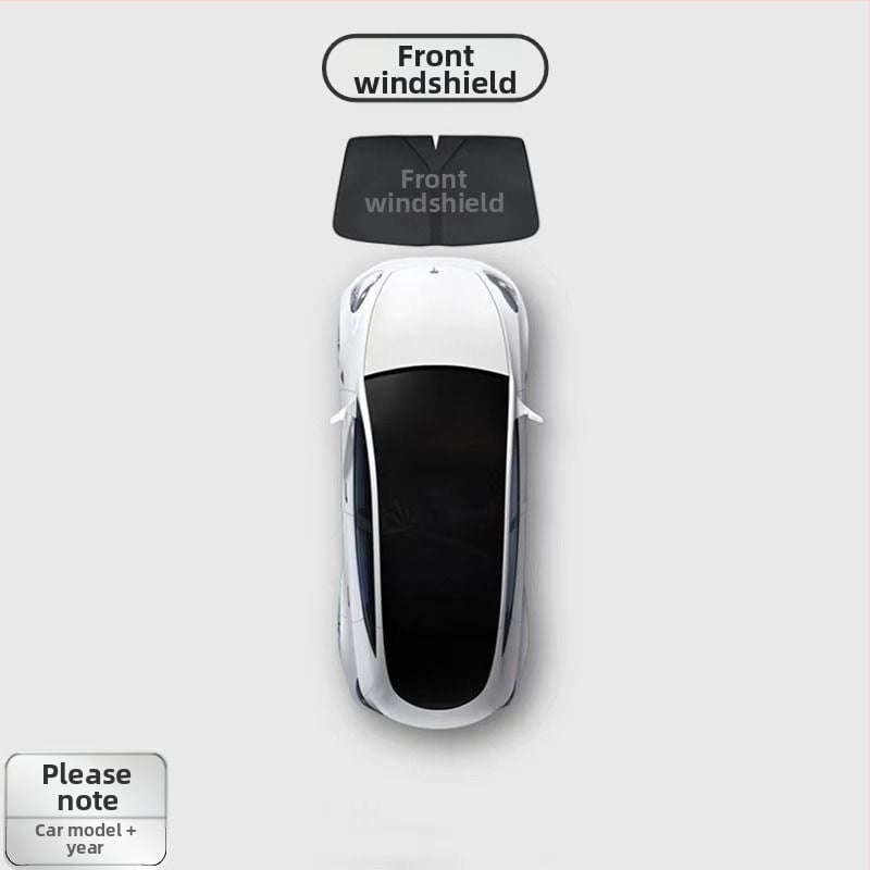 Κουρτίνα παραθύρων αυτοκινήτου για Model 3 και Model Y, παχιά αδιαφανής τύπος, Oxford ύφασμα, HL-148