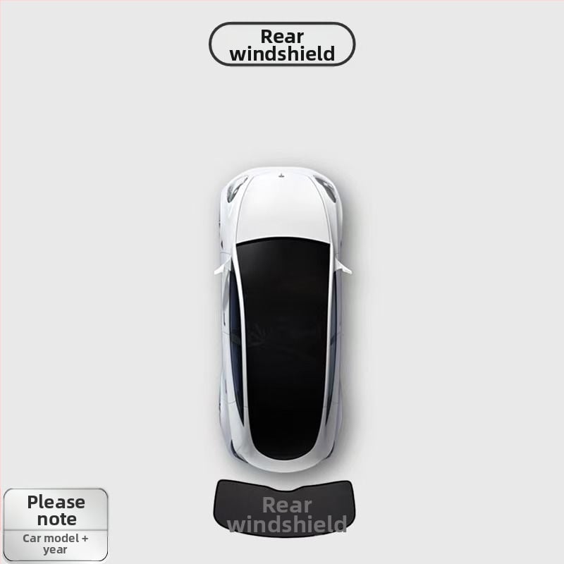 Κουρτίνα παραθύρων αυτοκινήτου για Model 3 και Model Y, παχιά αδιαφανής τύπος, Oxford ύφασμα, HL-148