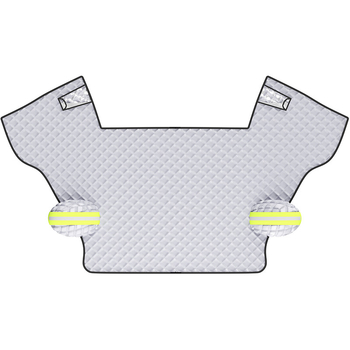 Priekinio stiklo sniego uždanga automobiliui - PE medžiaga, įmontuotas montavimas, universalus suderinamumas, žieminis dangtis