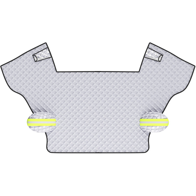 Priekinio stiklo sniego uždanga automobiliui - PE medžiaga, įmontuotas montavimas, universalus suderinamumas, žieminis dangtis