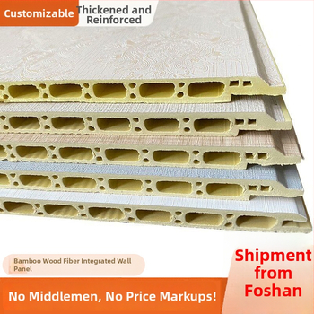 Bambuse kiududest seinapaneelid – mudel Bamboo Fiber 001, klõpsuga paigaldus, stiil Modern Minimalist, soojusjuhtivus 0.125