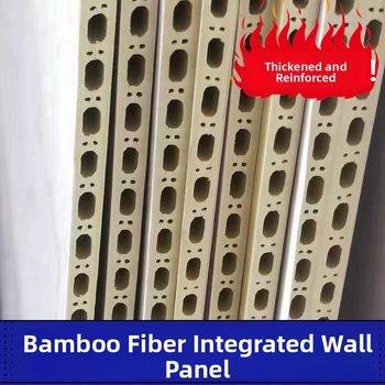 Bambuse kiududest seinapaneelid – mudel Bamboo Fiber 001, klõpsuga paigaldus, stiil Modern Minimalist, soojusjuhtivus 0.125