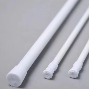 Teleskopinis strypas dušo užuolaidėlei, durų užuolaidėlei ir drabužių džiovimui – be įrengimo, plienas, šiuolaikinis minimalistinis stilius