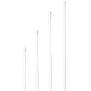 Teleskopinis strypas dušo užuolaidėlei, durų užuolaidėlei ir drabužių džiovimui – be įrengimo, plienas, šiuolaikinis minimalistinis stilius