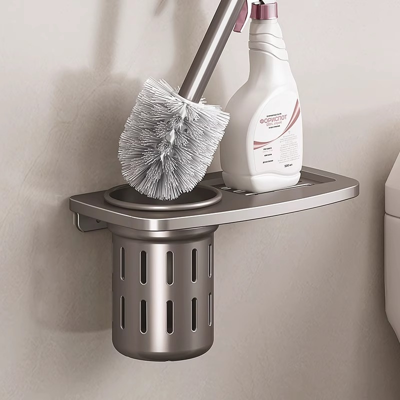 Seinasse paigaldatav tualeti harja hoidja, roostevabast terasest, 1 tk, puurimata, ilma akendeta nurkade