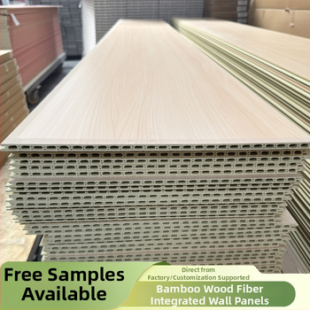 Picanteria Integreeritud seinapaneel bambuskiududest, lame õmblus või V-õmblus, õmblusteta stiil: uus hiina stiil, modernne lihtsus