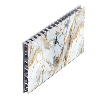 Алуминиев стенен панел с клетъчна структура за интериорен декор, алуминиево-пластмасов композит, модел 0.8, монтажни услуги налични