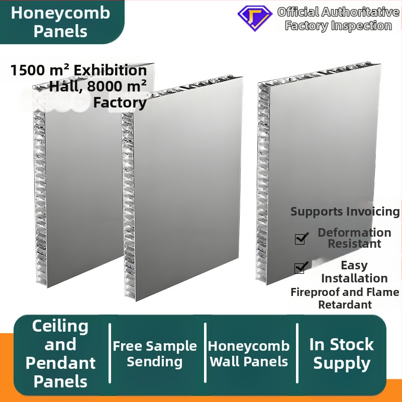 Hliníkový panel s bunkovou štruktúrou na vnútornú dekoráciu, panel z hliníkovo-plastového kompozitu, model 0.8, inštalácia k dispozícii