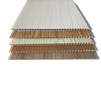 PVC laminovaný stropný panel – pre zavesený strop, plochý V šev, hrúbka 8 mm