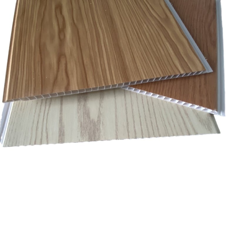 PVC laminovaný stropný panel – pre zavesený strop, plochý V šev, hrúbka 8 mm