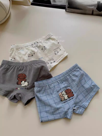 Vaikų trijų dalių apatiniai komplektas, 95% medvilnė, unisex, vaikams 3–8 metai (100–140 cm), Saugumo klasė A, Pavasaris 2024