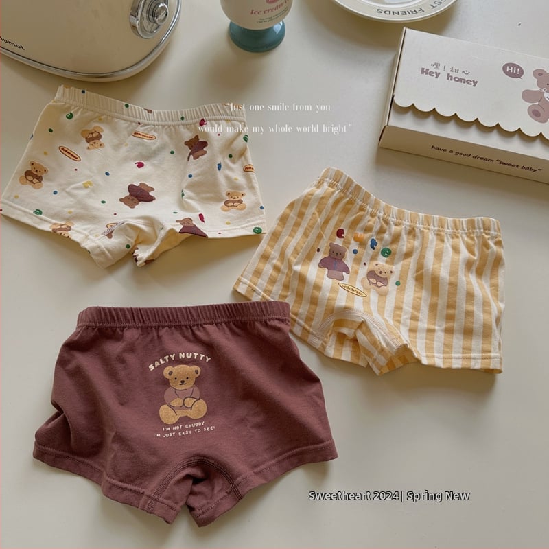 Vaikų trijų dalių apatiniai komplektas, 95% medvilnė, unisex, vaikams 3–8 metai (100–140 cm), Saugumo klasė A, Pavasaris 2024