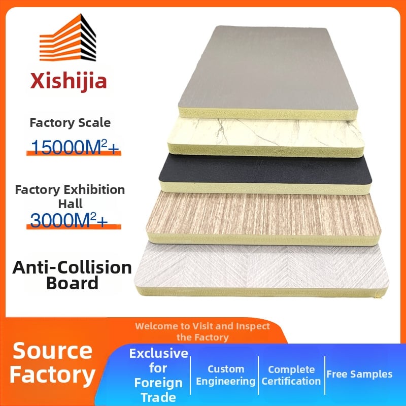 PVC sienos plokštelė su medienos raštu, modelis Xh10090101, ženklas Xishijia, stilius: plokščias / modernus minimalistinis, medžiaga: PVC