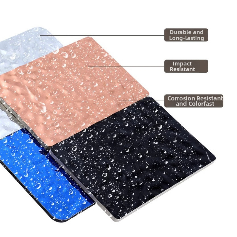 PVC sienas panelis ar ūdens viļņa rakstu, iekšējā dekorācija, Modelis 1, skaņas izolācija 30, siltuma vadītspēja 0,05