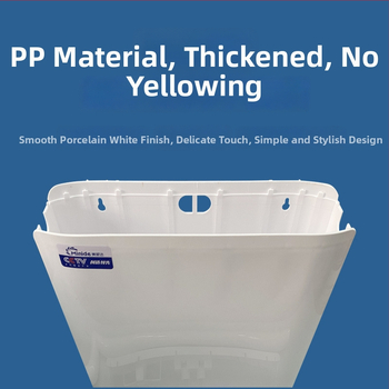 Rujie PP vandens bakelis klozetui – komplektas, rankinis plovimo valdymas, 5–8 L, plastikas