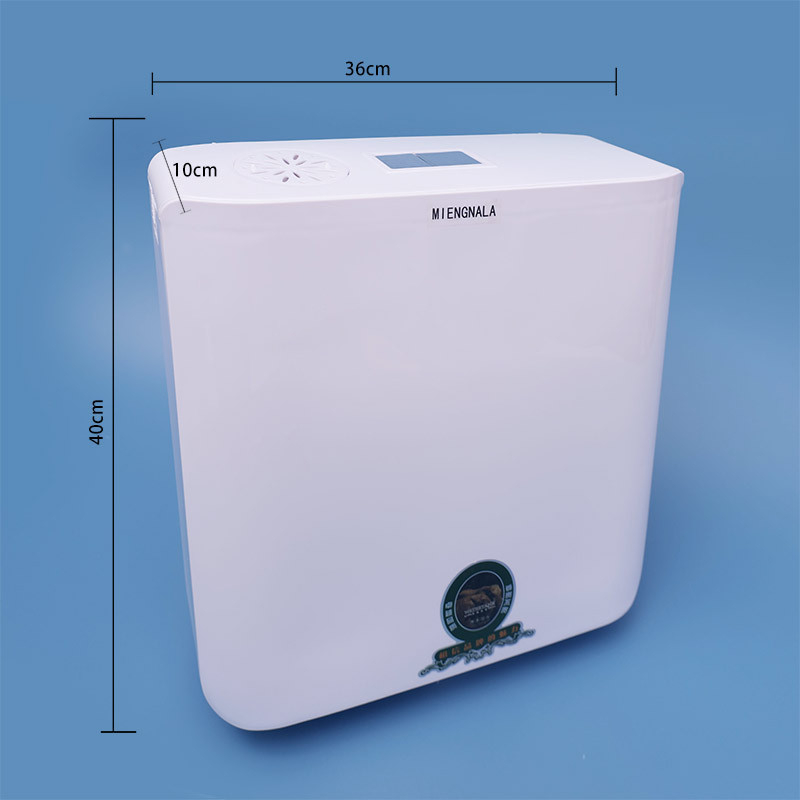 Rujie PP vandens bakelis klozetui – komplektas, rankinis plovimo valdymas, 5–8 L, plastikas