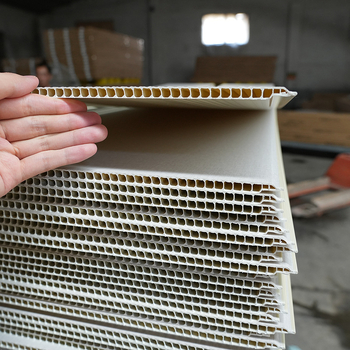 Panou pentru perete din fibră de bambus, sistem panouri integrate, model V-seam, izolare fonică 10, conductivitate termică 10