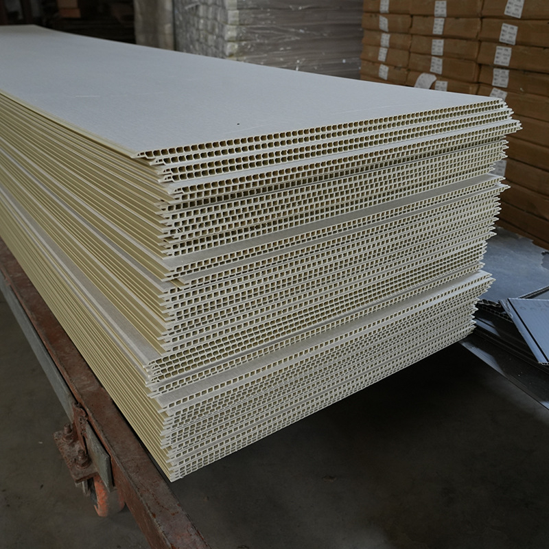 Panou pentru perete din fibră de bambus, sistem panouri integrate, model V-seam, izolare fonică 10, conductivitate termică 10