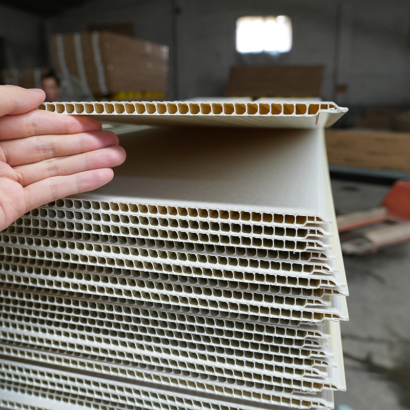 Panou pentru perete din fibră de bambus, sistem panouri integrate, model V-seam, izolare fonică 10, conductivitate termică 10