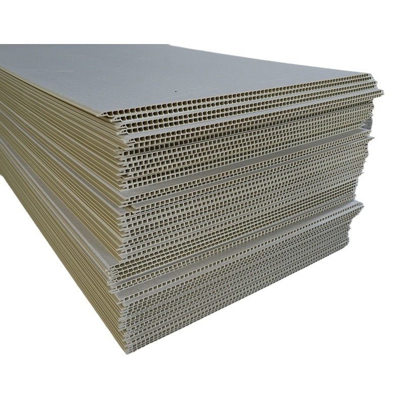 Panou pentru perete din fibră de bambus, sistem panouri integrate, model V-seam, izolare fonică 10, conductivitate termică 10