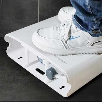 Klozetui skyles vandens bakelis, PP medžiaga, rankinis plovimas, 3–6 L talpa, grindų nuotėkis