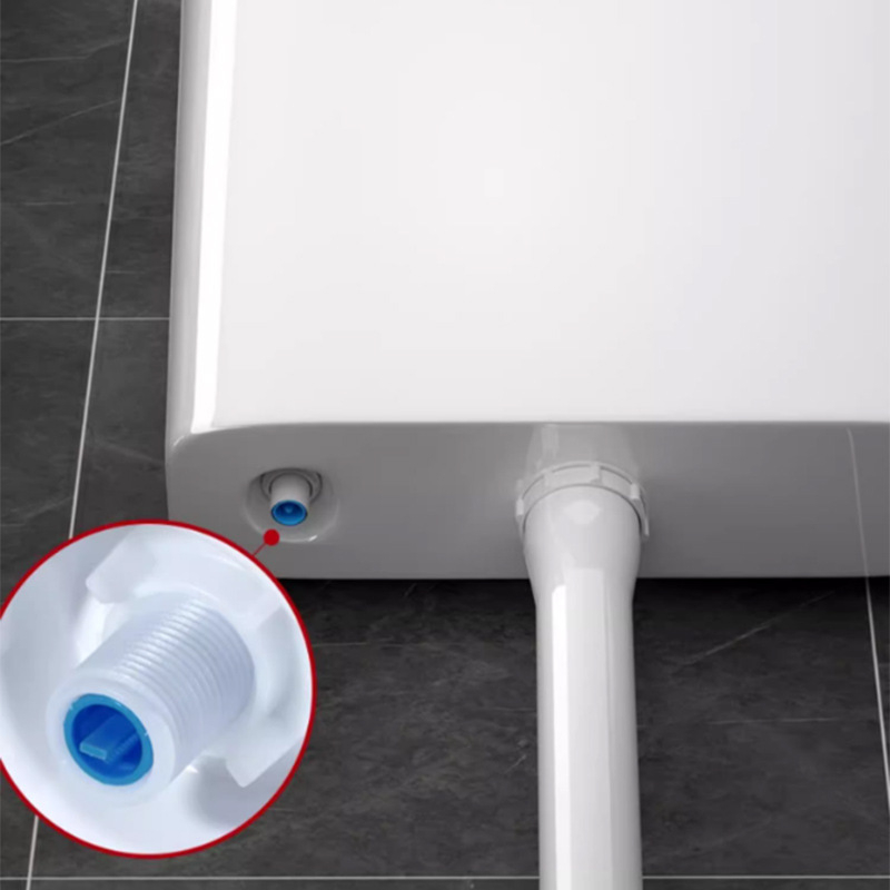 Klozetui skyles vandens bakelis, PP medžiaga, rankinis plovimas, 3–6 L talpa, grindų nuotėkis