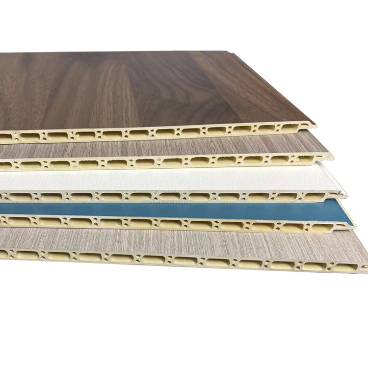 Panou pentru perete din fibră de bambus-lemn (WPC), stil Modernă Simplitate, marca Shunfuda, model 202307102355, izolare fonică 4