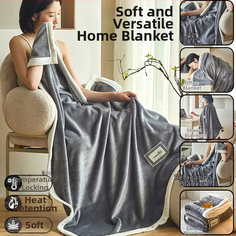 Polyestrú prikrývka, korálový flís, na použitie počas 4 sezón, hmotnosť 0,55–1,0 kg