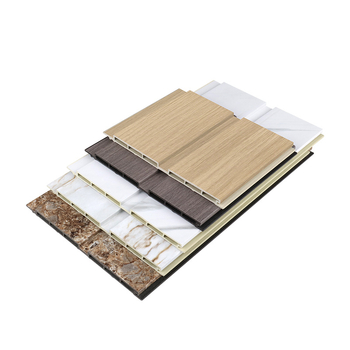 Panel de perete din fibre de bambus pentru culoarul grădiniței, panel decorativ în relief, model FDB-0718-97, izolare fonică 50, conductivitate termică 0.23