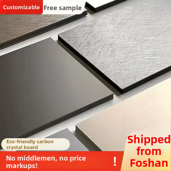 Bambuko pluošto sienos panelė anglies kristalo medžiagai - plokščias, garso izoliacija 0.5, šiluminė laidumas 0.1