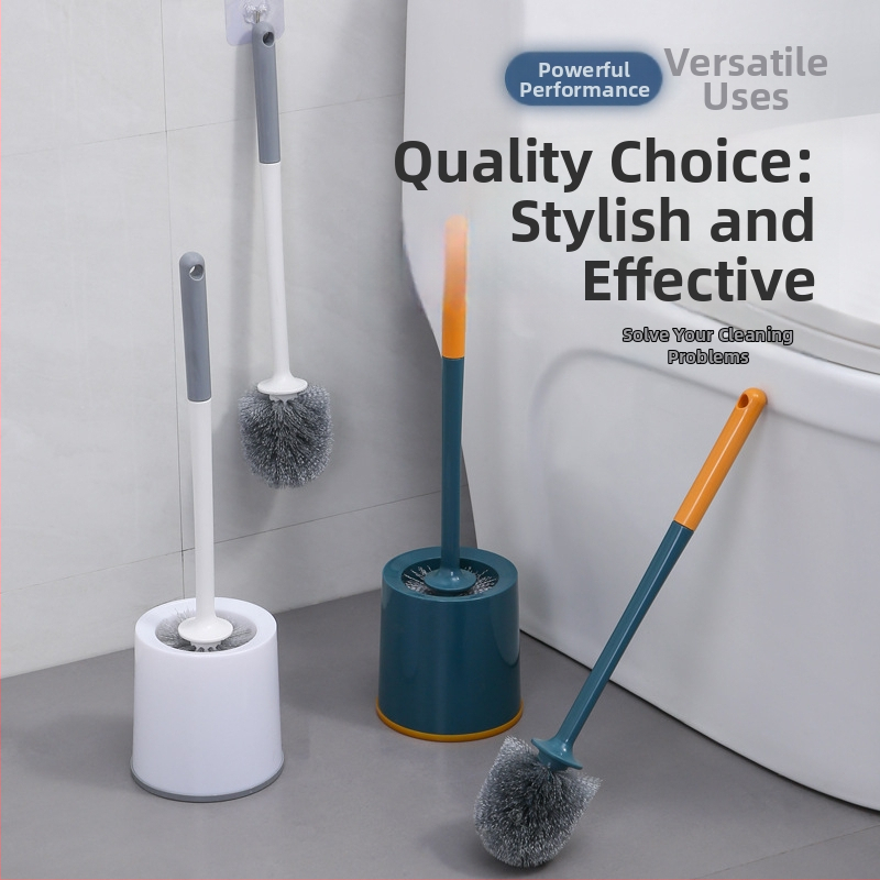 Four Seasons seinale kinnitatav WC-harja, pikk käepide, puurimata, plastikust