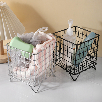 Željezni četveronožni koš za pohranu – moderni minimalistički stil, KC-78, koš za razne predmete, pakiranje 24 kom