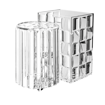 Plastikinis sieninis dantų šepetėlių laikiklis, be gręžimo, skirtas dantų šepetėliams ir dantų pastai