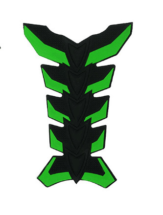 Стикер за капачката на резервоара на мотоциклет, 3D рисунка рибена кост, 3D стикер материал, монтаж със лепило