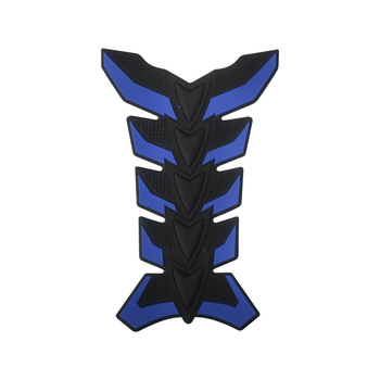 Стикер за капачката на резервоара на мотоциклет, 3D рисунка рибена кост, 3D стикер материал, монтаж със лепило