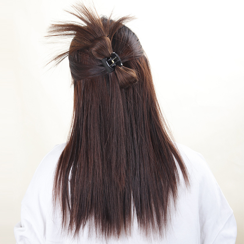 Poni juuksepik - juuksekimps, kõrge temperatuuriga traat, ei sobi värvimiseks