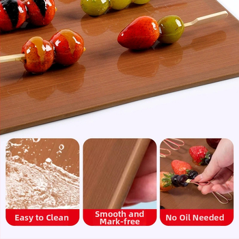 Drevená nelepivá doska na cukrové špízy, obojstranné použitie; Značka: Iné; Pôvod: Iné