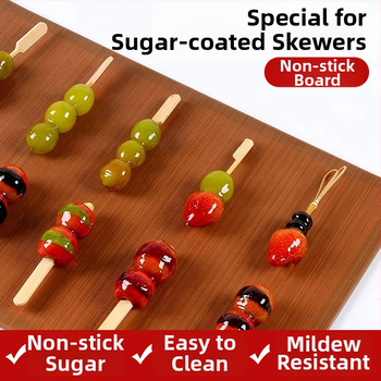 Drevená nelepivá doska na cukrové špízy, obojstranné použitie; Značka: Iné; Pôvod: Iné